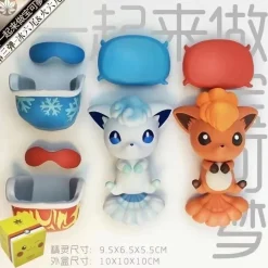 Sleeping Vulpix & Alola Vulpix - Pokemon Resin Statue - QY Studios