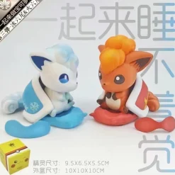 Sleeping Vulpix & Alola Vulpix - Pokemon Resin Statue - QY Studios
