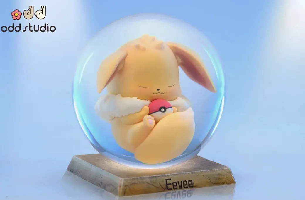 Sleepy Eevee - Pokemon Resin Statue - odd Studio
