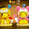 Slowpoke & Psyduck Cosplay Pikachu - Pokemon Resin Statue - CHEESE Studio