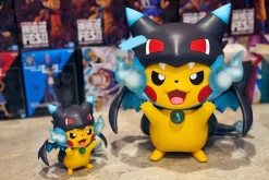 Small & 1/1 Scale Mega Charizard X Cosplay Pikachu - Pokemon Resin Statue - Unlimited Studios