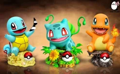Small & 1/1 Scale Squirtle & Pokeball - Pokemon Resin Statue - EGGS Studios