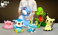Small & 1/1 Scale Treecko - Pokemon Resin Statue - ALL IN Studio