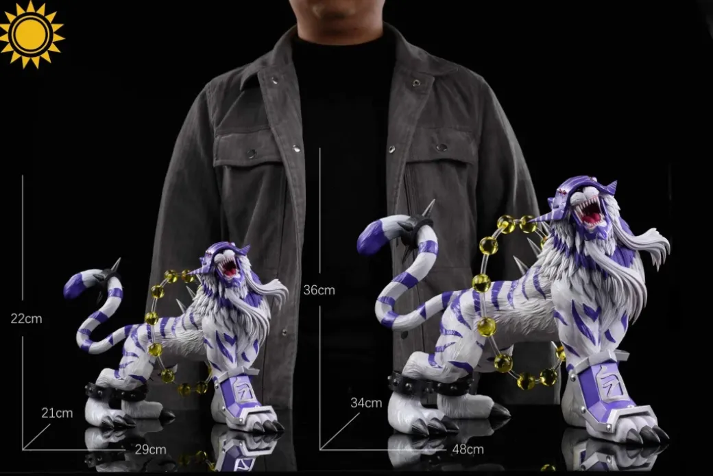 Small & Big Scale Baihumon - Digimon Resin Statue - TaiYangMoWan Studio