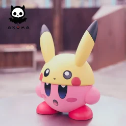 Small & Big Scale Beam & Pikachu Cosplay Kirby - Kirby Pokemon Resin Statue - Akuma Studio