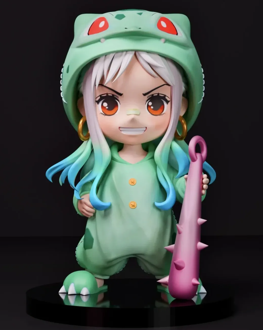 Small & Big Scale Bulbasaur Cosplay Yamato - Pokemon ONE PIECE Resin Statue - Cit Studio