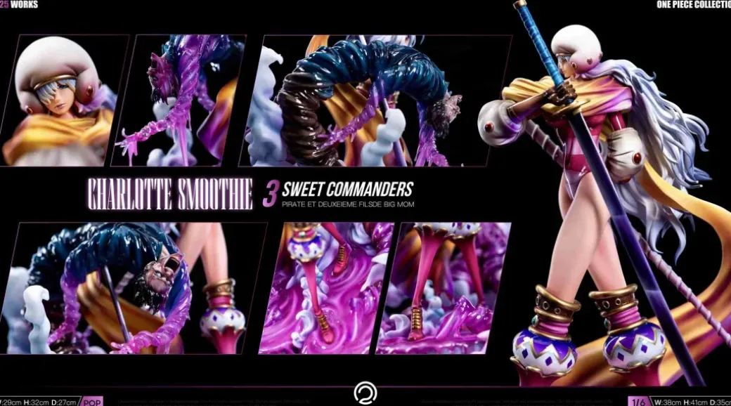 Small & Big Scale Charlotte Smoothie - ONE PIECE Resin Statue - C2 Studio