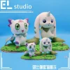 Small & Big Scale Culumon & Terriermon - Digimon Resin Statue - EL Studio