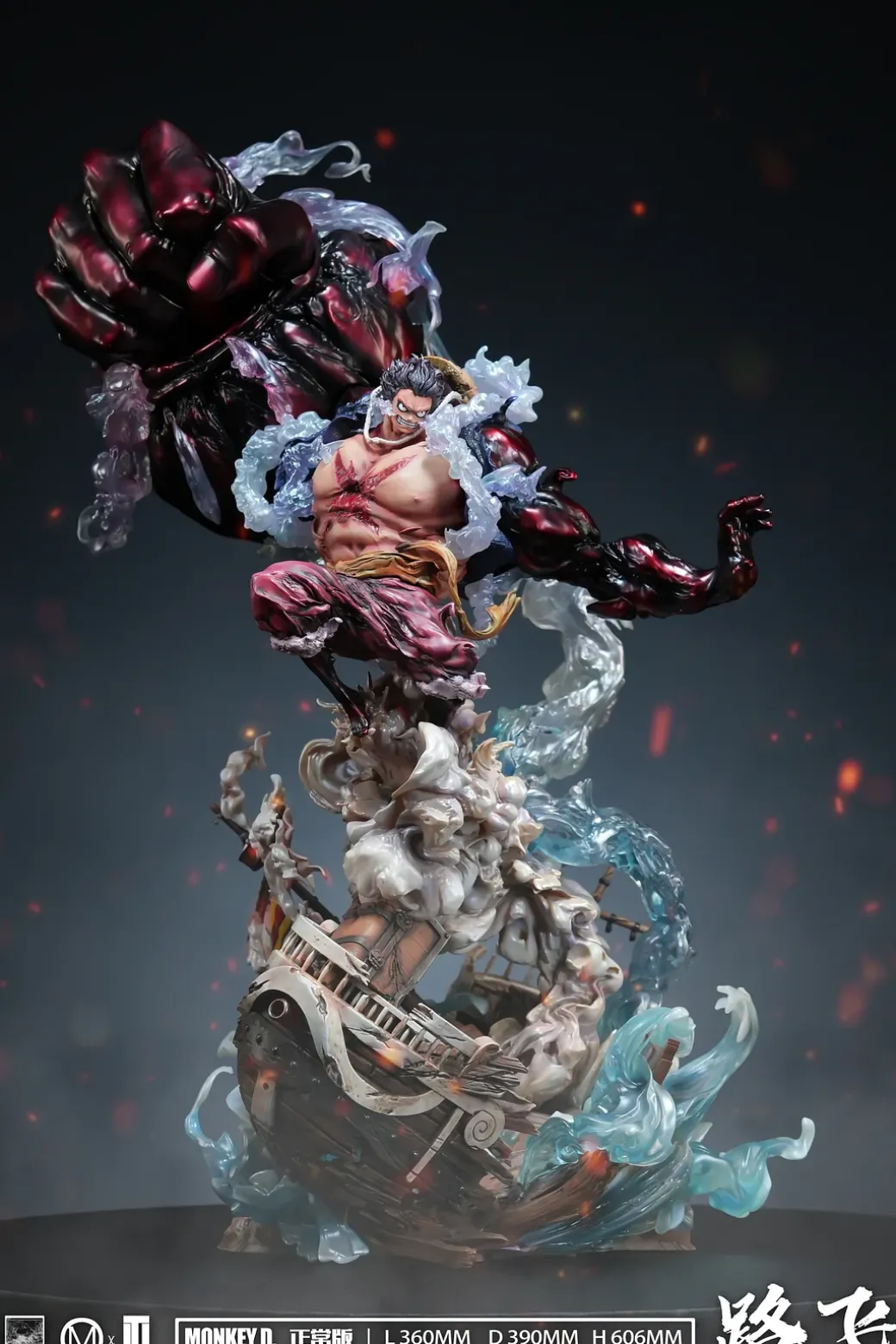 Small & Big Scale Gear Forth Monkey D. Luffy - ONE PIECE Resin Statue - Iron Curtain Studio