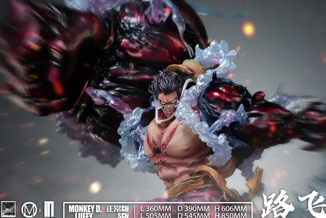 Small & Big Scale Gear Forth Monkey D. Luffy - ONE PIECE Resin Statue - Iron Curtain Studio
