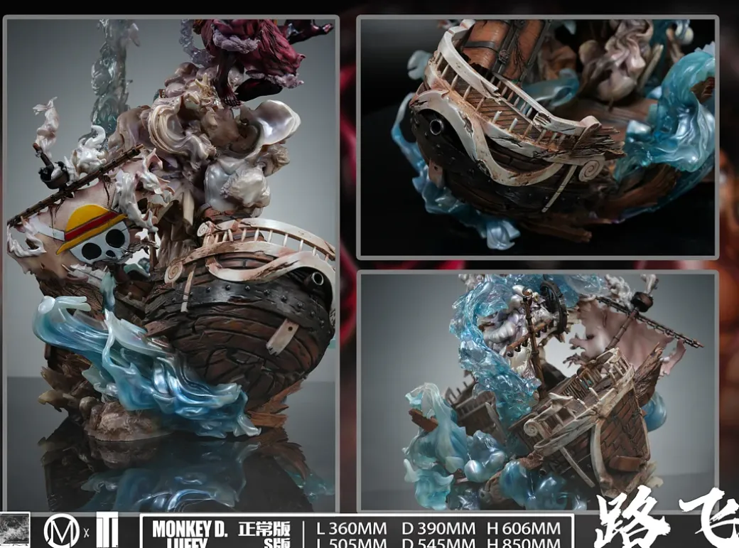 Small & Big Scale Gear Forth Monkey D. Luffy - ONE PIECE Resin Statue - Iron Curtain Studio