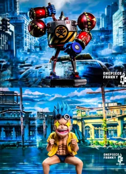 Small & Big Scale General Franky - ONE PIECE Resin Statue - Dx studio