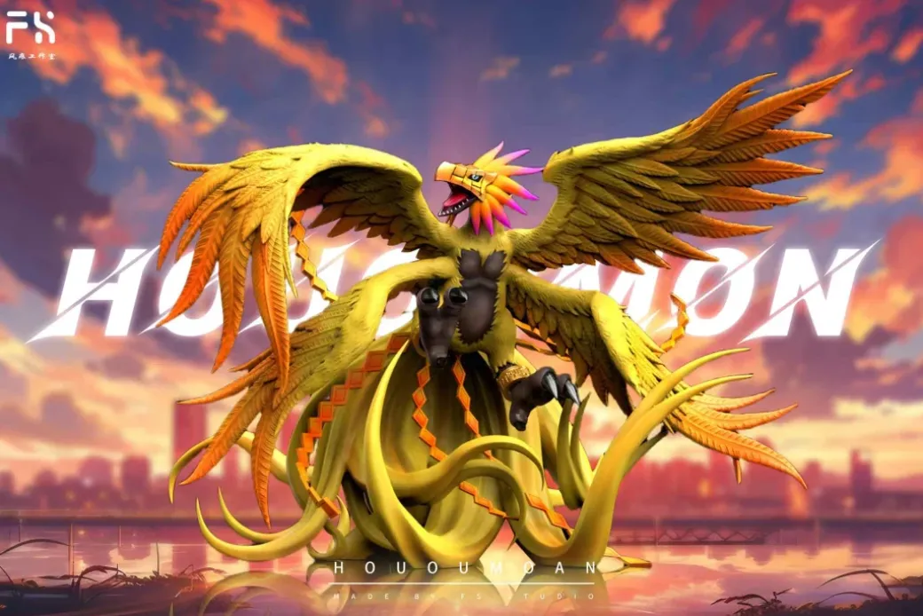 Small & Big Scale Hououmon - Digimon Resin Statue - Fh Studios