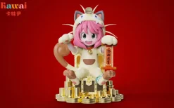 Small & Big Scale Lucky Meowth Cosplay Anya Forger - Pokemon SPY X FAMILY Resin Statue - Kawai Studio