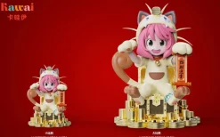 Small & Big Scale Lucky Meowth Cosplay Anya Forger - Pokemon SPY X FAMILY Resin Statue - Kawai Studio