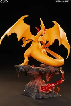 Small & Big Scale Mega Charizard X & Mega Charizard Y - Pokemon Resin Statue - Unlimited Studios