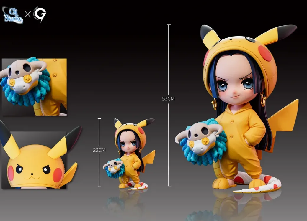 Small & Big Scale Pikachu Cosplay Boa Hancock - Pokemon ONE PIECE Resin Statue - Cit Studio