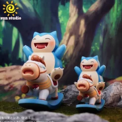 Small & Big Scale Rocking Horse Snorlax - Pokemon Resin Statue - sun Studio