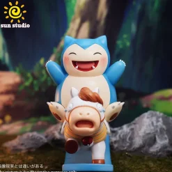 Small & Big Scale Rocking Horse Snorlax - Pokemon Resin Statue - sun Studio