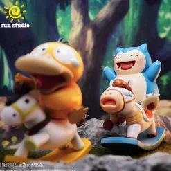 Small & Big Scale Rocking Horse Snorlax - Pokemon Resin Statue - sun Studio