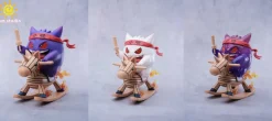 Small & Big Scale Rocking Horse Gengar - Pokemon Resin Statue - sun Studio