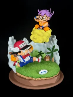 Small & Big Scale Son Goku & Arare/ Alare - Dragon Ball Dr. Slump Resin Statue - ShiGuangJiMoWan Studio