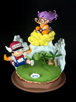 Small & Big Scale Son Goku & Arare/ Alare - Dragon Ball Dr. Slump Resin Statue - ShiGuangJiMoWan Studio
