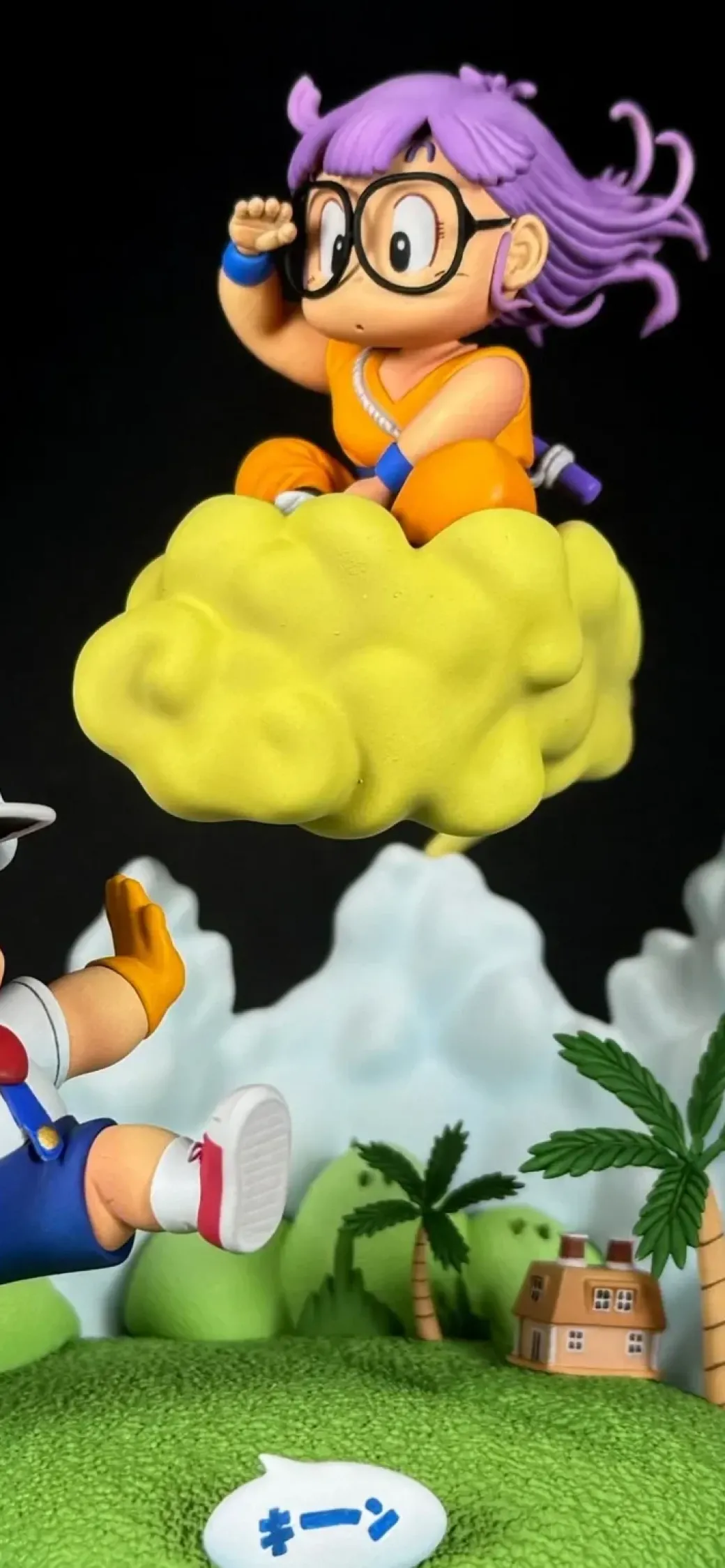 Small & Big Scale Son Goku & Arare/ Alare - Dragon Ball Dr. Slump Resin Statue - ShiGuangJiMoWan Studio