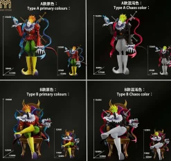 Small & Plus Scale Piedmon & Chaos Piedmon - Digimon Resin Statue - My-Studio