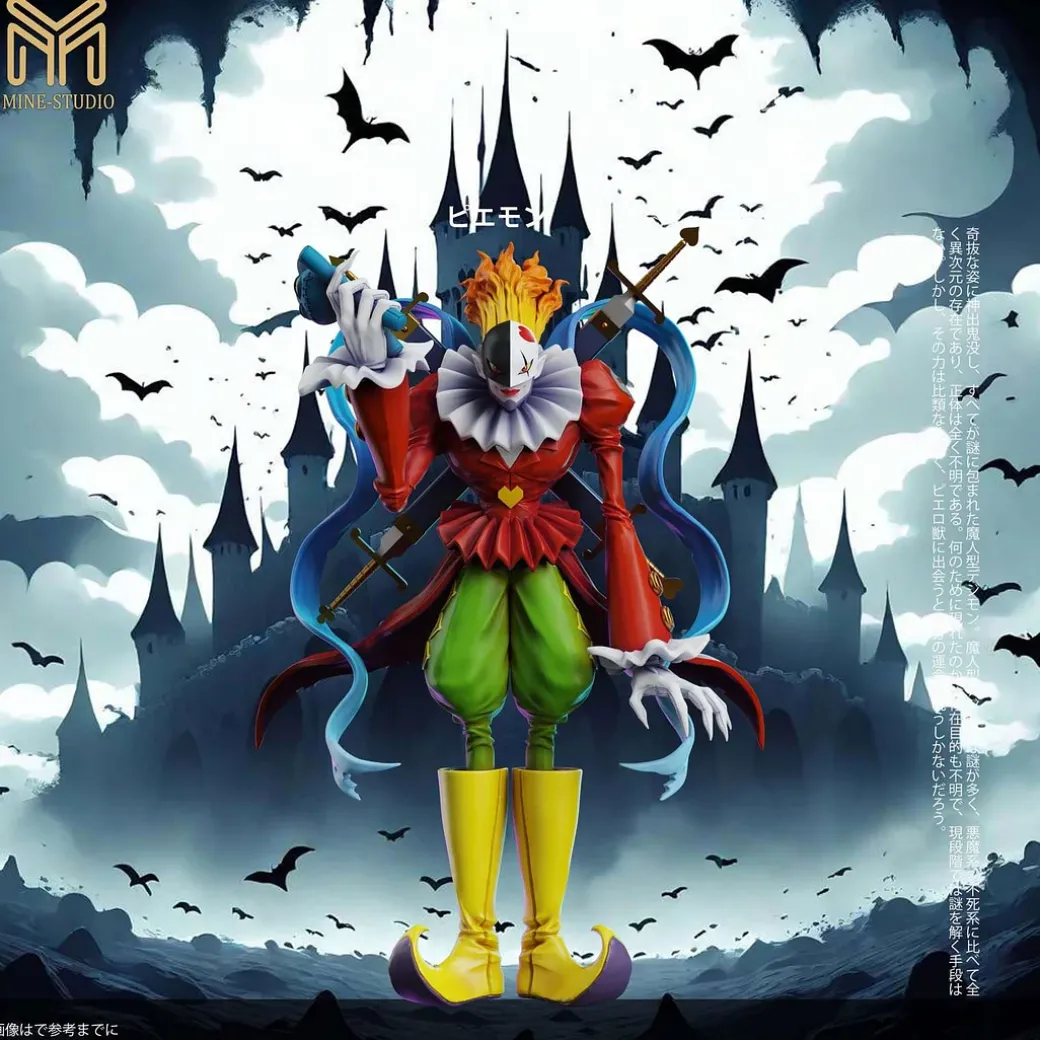 Small & Plus Scale Piedmon & Chaos Piedmon - Digimon Resin Statue - My-Studio