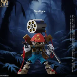 Small & Plus Scale Pinochimon & Chaos Pinochimon - Digimon Resin Statue - My-Studio