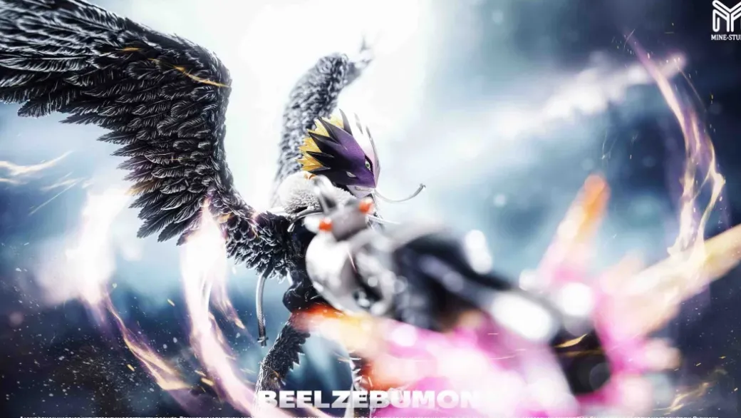 Small & Plus Ver. Beelzebumon & Impmon - Digimon Resin Statue - My-Studio