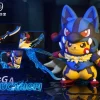 Small Scale Original Colour Mega Lucario Cosplay Pikachu - Pokemon Resin Statue - SJD Studio