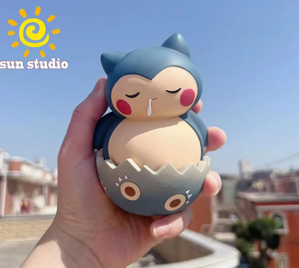Snorlax Tumbler & Togepi Tumbler - Pokemon Resin Statue - sun Studio