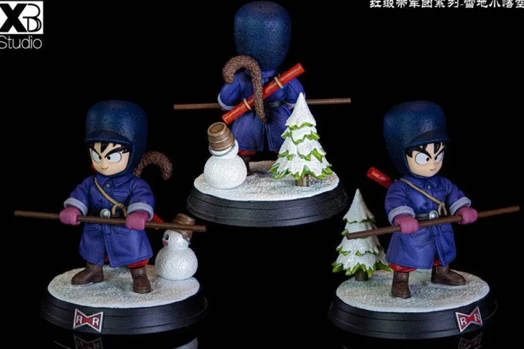 Snowfield Little Son Goku & ムラサキ曹长 - Dragon ball resin Statue - XBD Studios