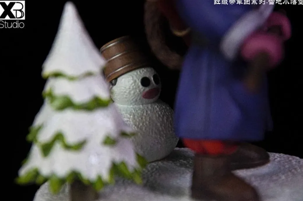 Snowfield Little Son Goku & ムラサキ曹长 - Dragon ball resin Statue - XBD Studios