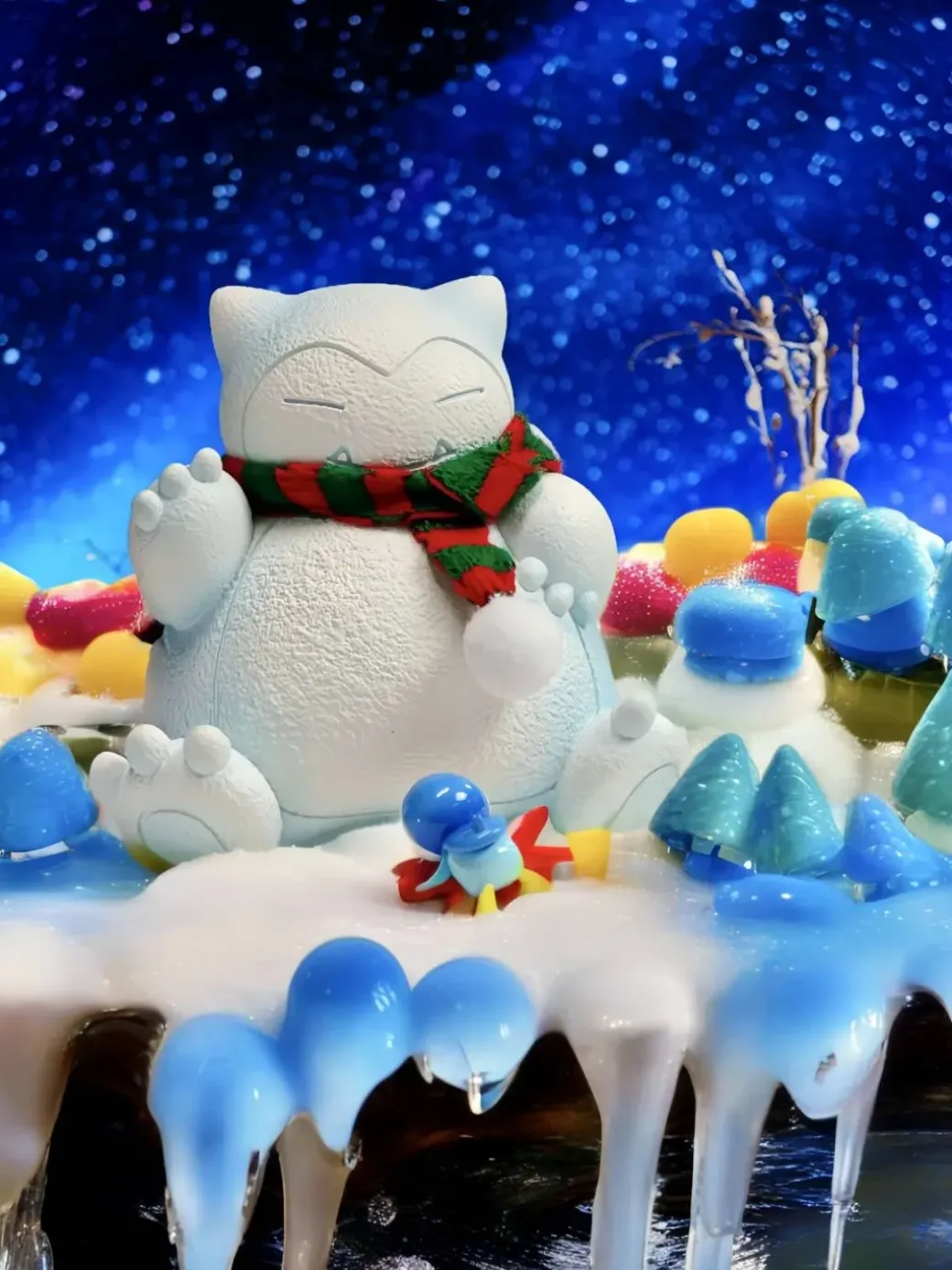 Snowman Snorlax - Pokemon Statue - ZaoWuGuan Studio