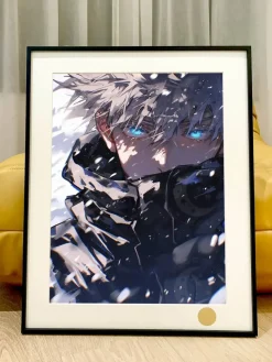 Snowstorm Satoru Gojo Decorative Painting - Jujutsu Kaisen - Xingkong Studio