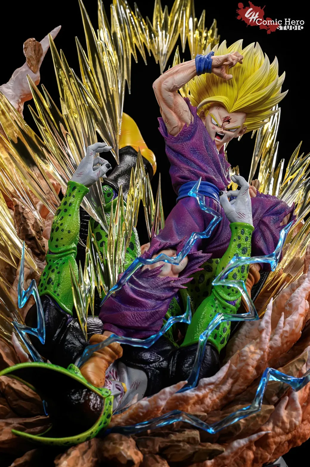 Son Gohan VS Cell - Dragon Ball Resin Statue - Comic Hero Studio
