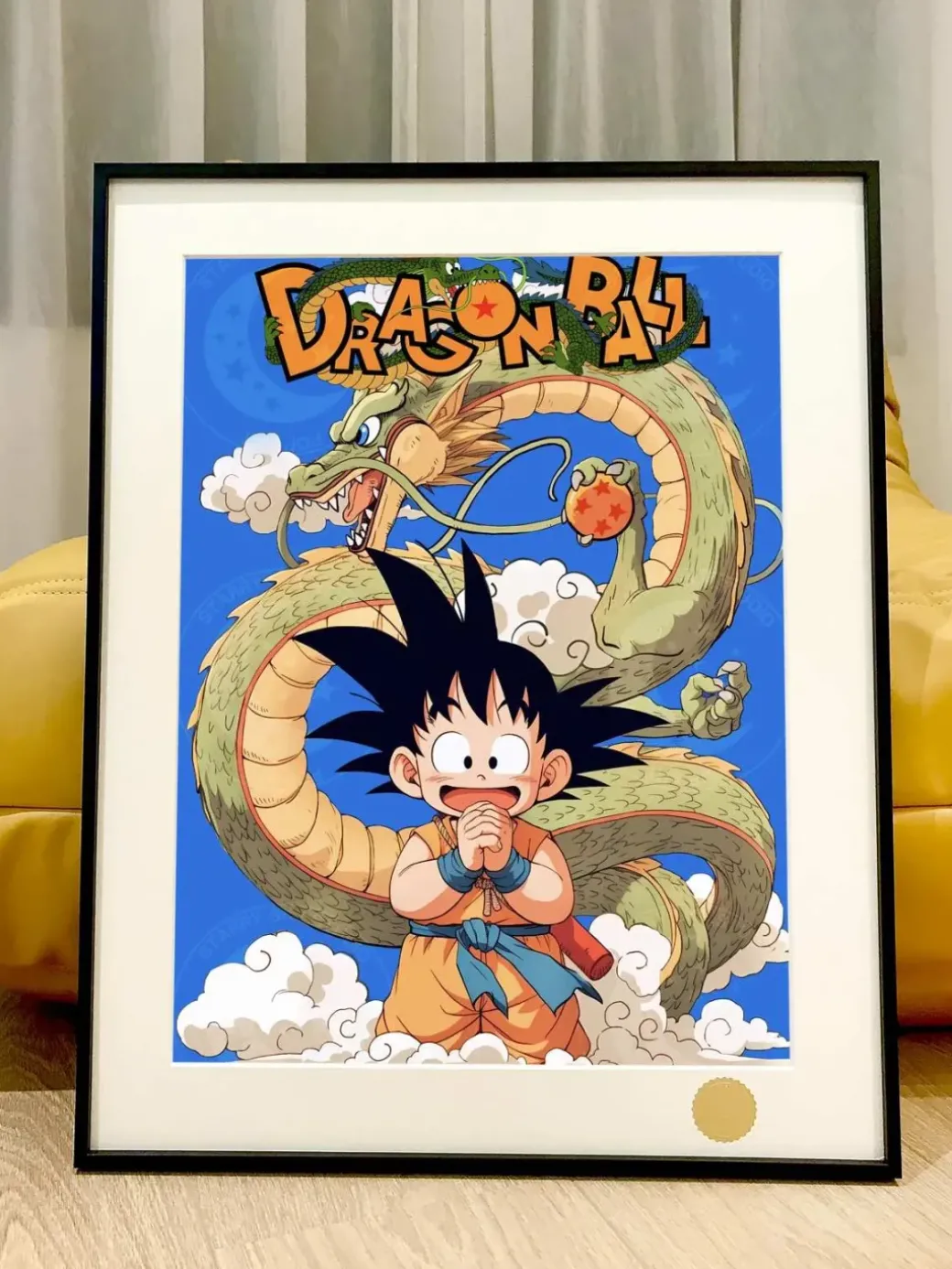 Son Goku & Shenron Decorative Painting - Dragon Ball - Xingkong Studio