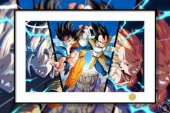 Son Goku & Vegeta Decorative Painting - Dragon Ball - H-TWO Studio