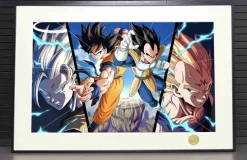 Son Goku & Vegeta Decorative Painting - Dragon Ball - H-TWO Studio