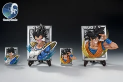 Son Goku & Vegeta Frame Decoration/Fridge Magnet - Dragon Ball Resin Statue - Gravity Studios