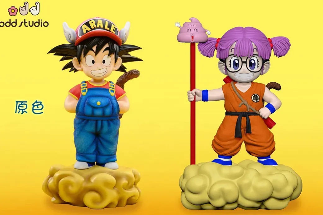 Son Goku Cosplay Norimaki Arare/ Arale - Dragon Ball Dr. Slump Resin Statue - odd Studio
