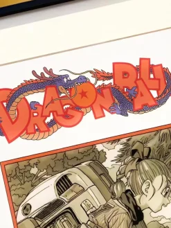 Son Goku First Meets Bulma Decoration Painting - Dragon Ball - Xingkong Studio