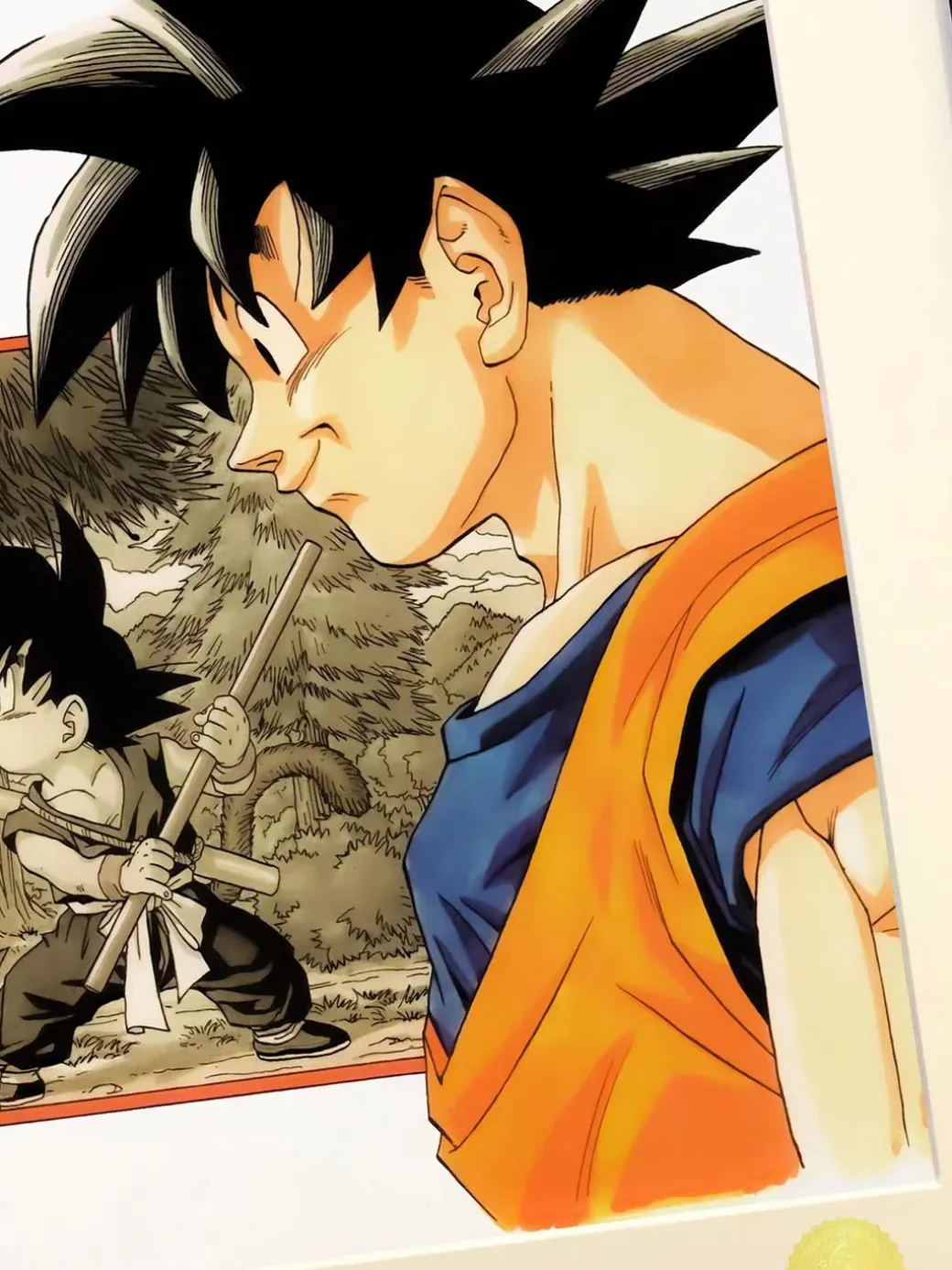 Son Goku First Meets Bulma Decoration Painting - Dragon Ball - Xingkong Studio