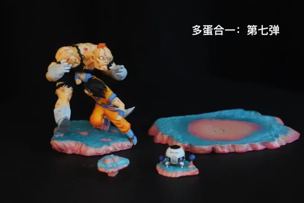 Son Goku VS Burter 006 & 007 - Dragon Ball Statue - Mr Dinosaur Studio