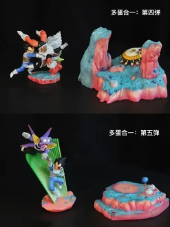 Son Goku VS Burter 004 & 005 - Dragon Ball Statue - Mr Dinosaur Studio