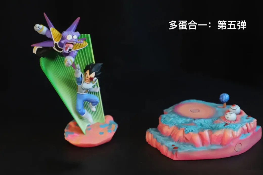 Son Goku VS Burter 004 & 005 - Dragon Ball Statue - Mr Dinosaur Studio