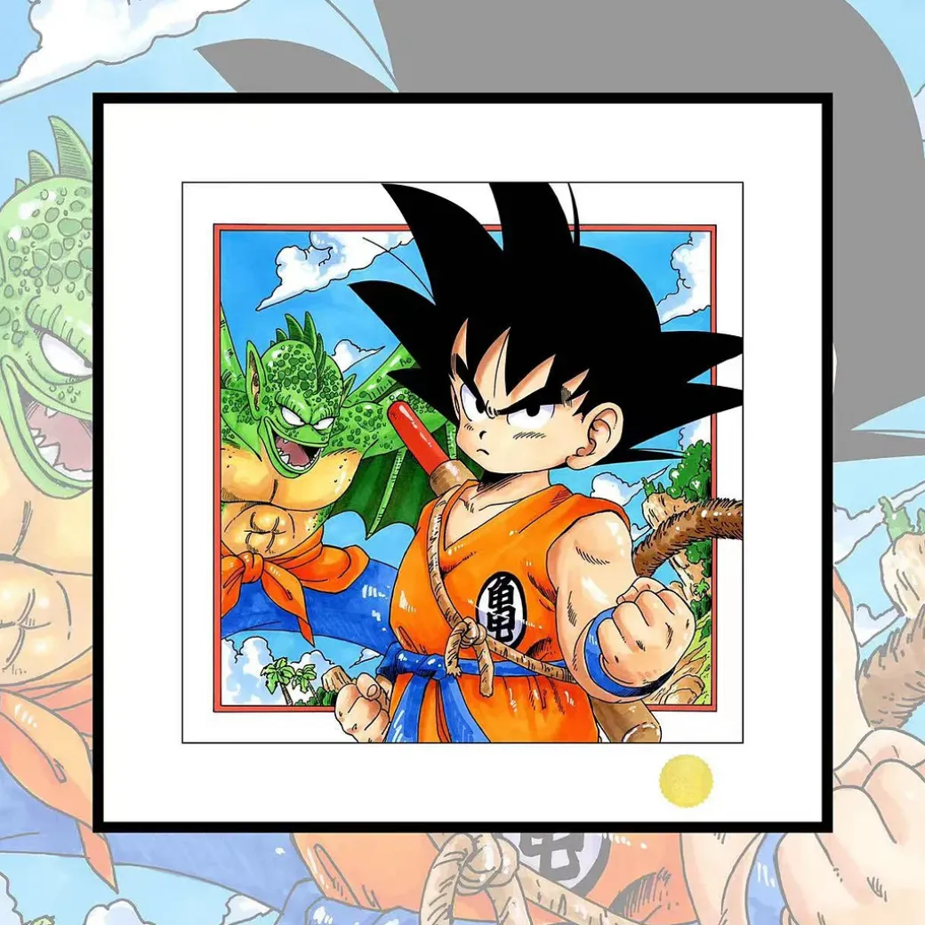 Son Goku's fury Decorative Painting - Dragon Ball - Xingkong Studio